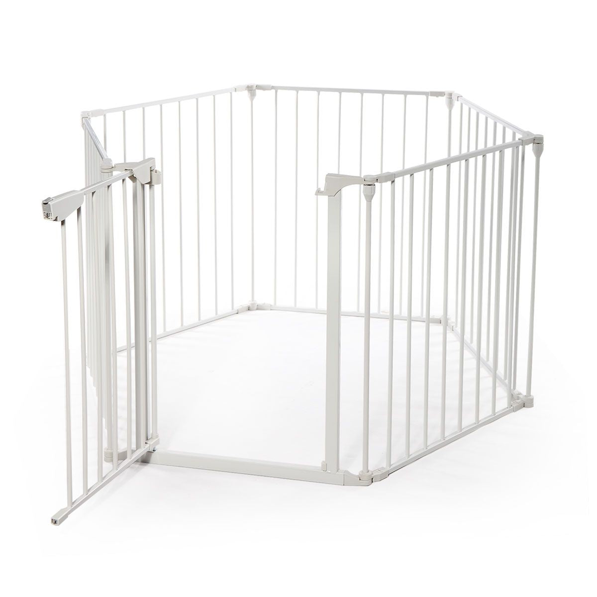 Metal Baby Playpen Fireplace Safety Fence;  Extra Wide Barrier Gate for Indoor Baby/Pet /Christmas Tree XH