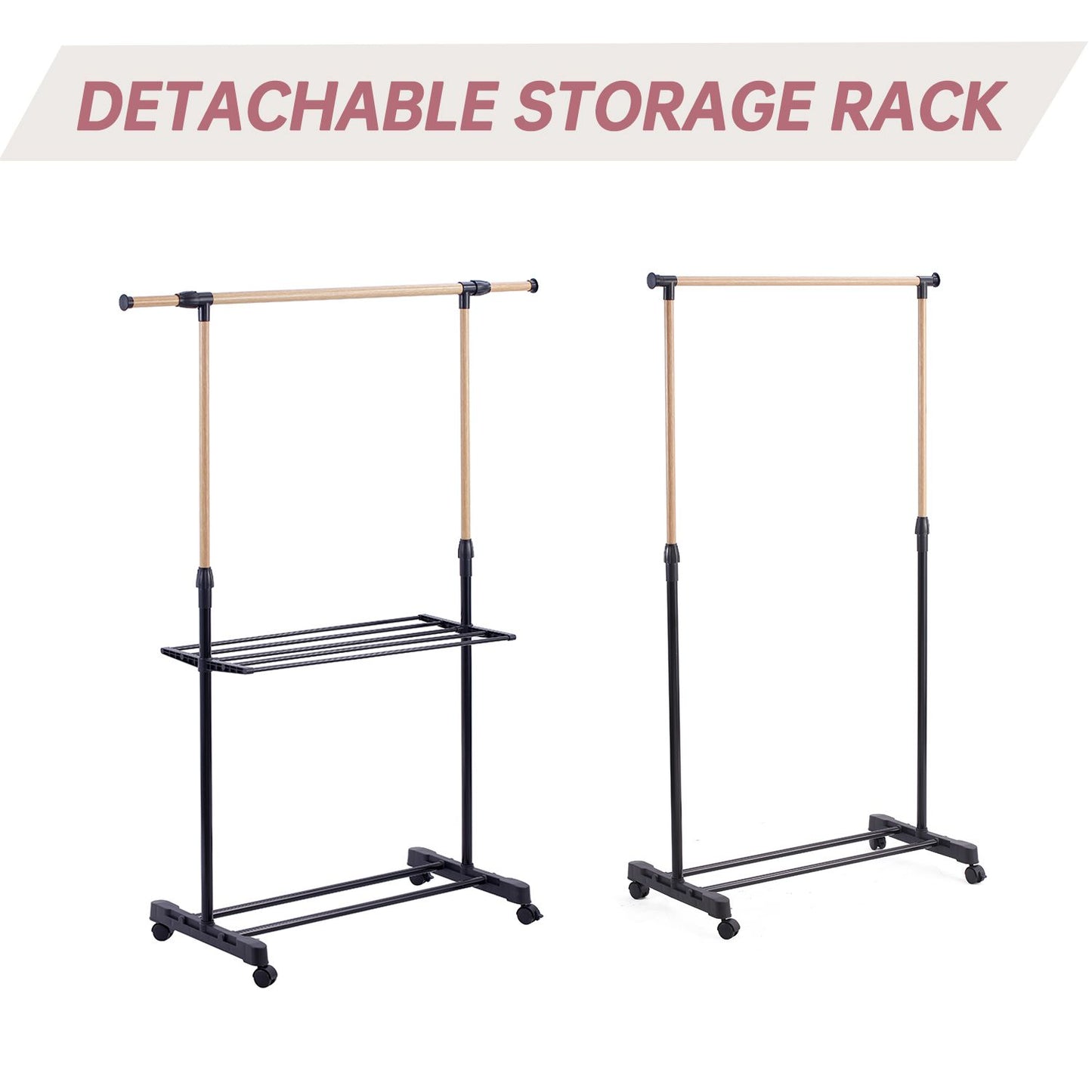 Tall Freestanding Towel & Blanket Rack