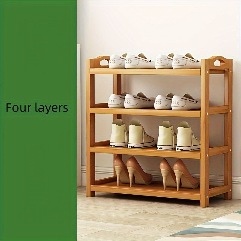 Bamboo Shoe Rack – Multi-Layer Floor-Standing Storage for Space Saving