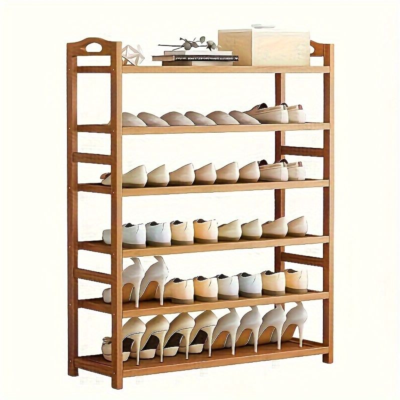 Bamboo Shoe Rack – Multi-Layer Floor-Standing Storage for Space Saving