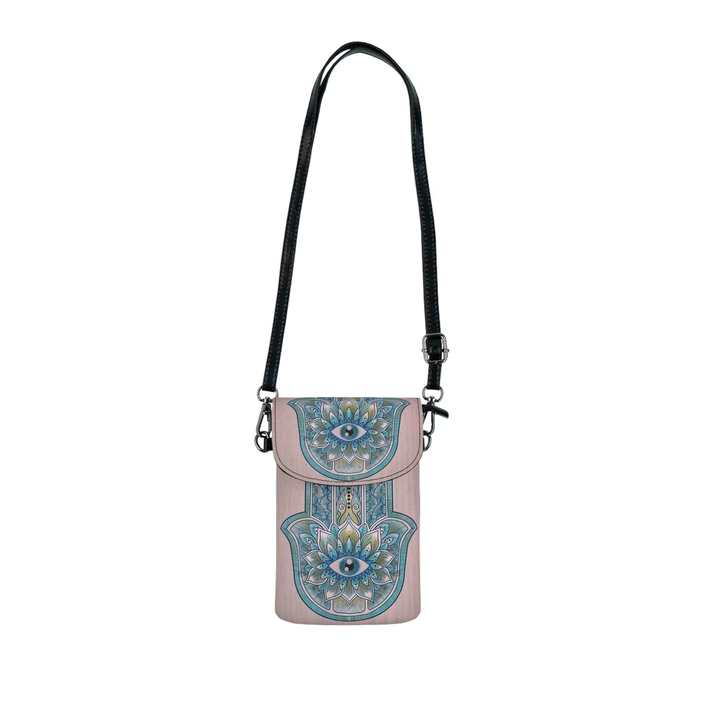 Hamsa Cell Phone Wallet - Keep away the evil eye with this stylish Hamsa design