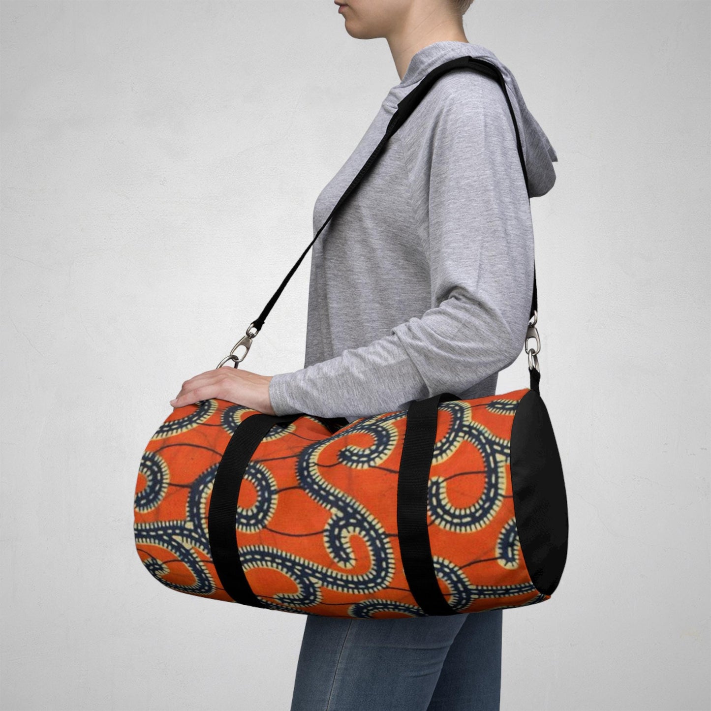 Shosholoza Duffel Bag, Go In Peace, bright and vibrant with a touch of abstract nature