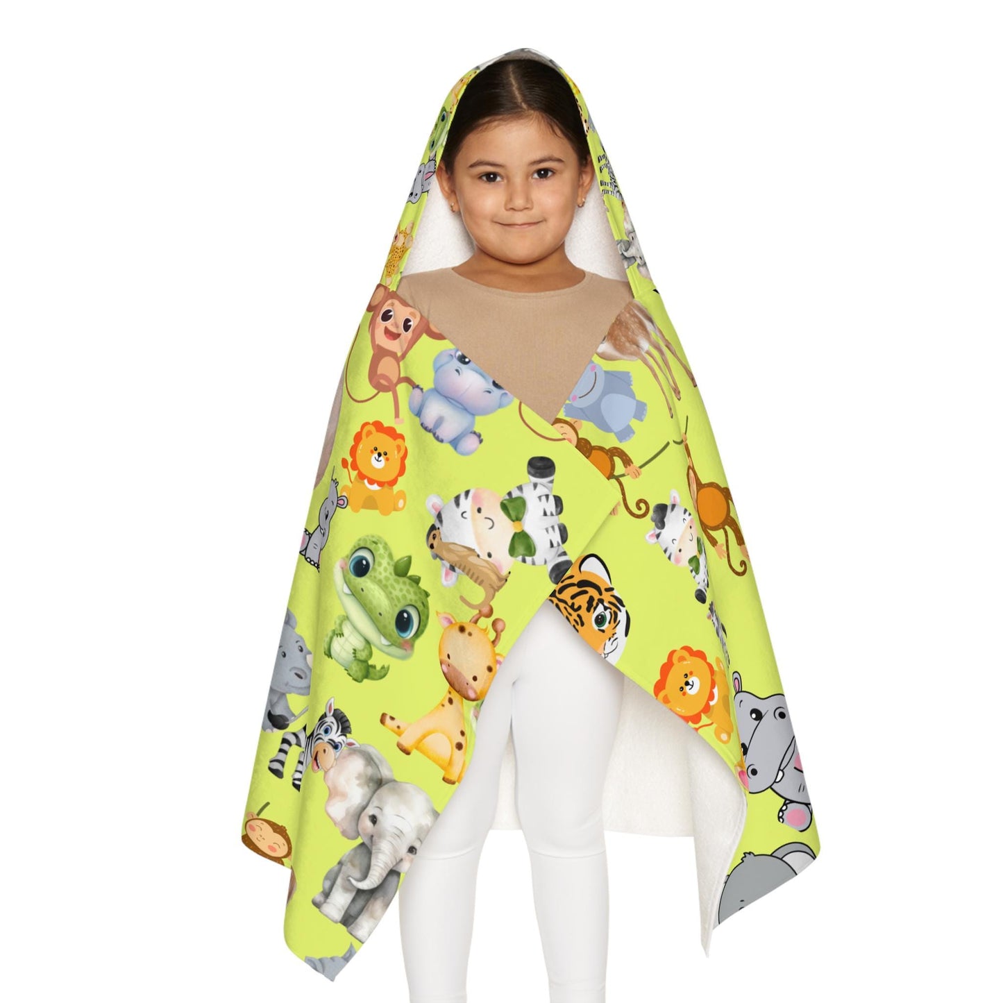 Kids Hooded Towel, Baby Animal Designs, Bright and Vibrant Children&#39;s Bath Towel, Parent&#39;s Perfect Child Drying Gift, Youth Hooded Towel